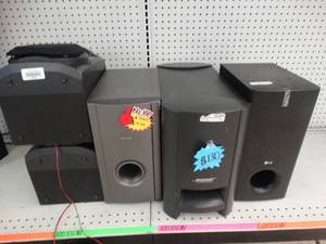 lot 24649 image: Lot of SubwoofersSpeakers