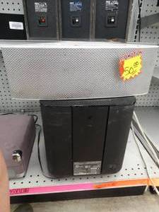 lot 24666 image: Samsung Speaker and Sony Subwoofer