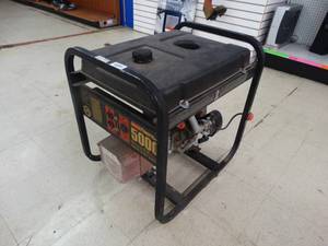 lot 24713 image: Coleman Powermate 5000 Maxa ER Plus Portable Electric Generator