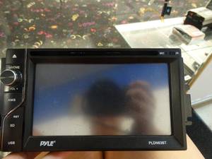 lot 24779 image: Pyle PLDN63BT Large Screen Car Radio