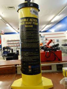 lot 24850 image: Double Action Power Boat Pump