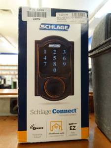 lot 24854 image: Schlage Keypad Deadbolt Kit