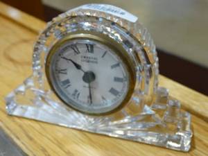 lot 24906 image: Crystal Legends Clock