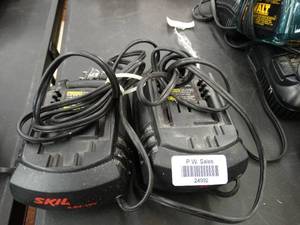 lot 24992 image: Skil Power Tool Battery Chargers