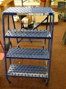 lot 37793 image: Louisville Small Steel Warehouse Ladder
