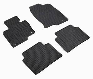 lot 1117 image: Floor Mat for 2017-2021 Mazda Cx-5 - Heavy Duty Rubber Front & Rear - All Weather, Custom Fit Waterproof, & Odorless (Black 4PCS)