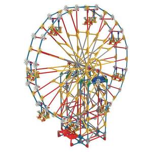 lot 8165 image: KNEX Thrill Rides 3-in-1 Classic Amusement Park Building Set (Ages 9 ) Engineering Education