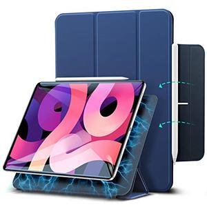 lot 9409 image: ESR Magnetic Case for iPad Air 4 2020 10.9 InchiPad Pro 11 2018 - Rebound Series, Navy Blue