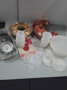 lot 1088 image: Miscellaneous Cake Pans and Jello Molds. Plastic is TUPPERWARE