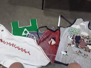 lot 1117 image: 5 More Aprons