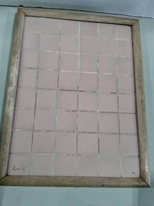 lot 1128 image: 13 x 17 Framed Tile...for Hot Plates