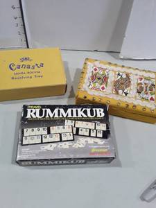 lot 1150 image: Games CANASTA, RUMMIKUB, and Decks of Cards