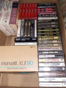 lot 1322 image: Cassette Tapes and VHS