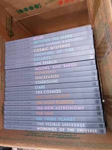 lot 1346 image: Time Life Voyage Through the Universe Books Set of 20 Hard Cover Books
