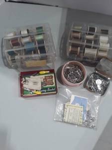 lot 1370 image: Sewing Thread and Pins