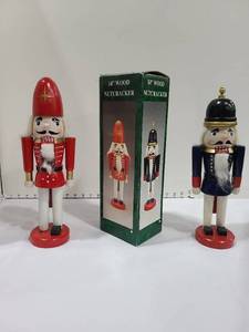 lot 1408 image: 2 Bright Star 14 Nutcrackers One with Original Box