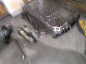 lot 1174 image: Electric Skillet and Rotisserie