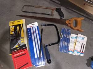 lot 1192 image: Saws and Blades