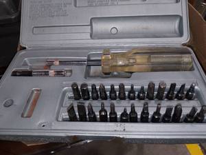 lot 1202 image: Screwdriver with Bits