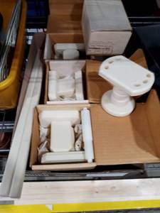 lot 1215 image: Lynbrook Original Designs Corian Bathroom Accessories