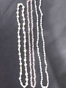 lot 1478 image: Puka and Sea Shell Necklaces