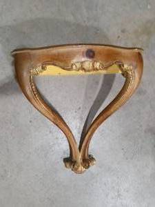 lot 1503 image: Palladio Hand carved Wall shelf 20 x 22 x 11 in