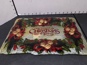 lot 1540 image: Glass Spirit of Christmas Platter