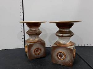 lot 1570 image: Candle Holders