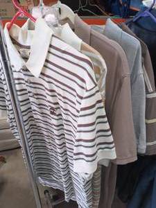 lot 2015 image: Timberland St Johns Bay and Wrangler Mens Polo Shirts Size LG and MED