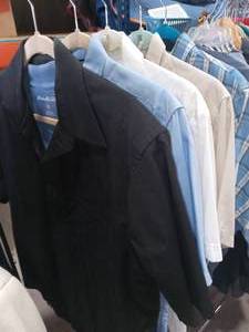 lot 2016 image: Eddie Bauer David Taylor Sheplers and Wrangler Short Sleeve Button Down Mens Shirts Size MED