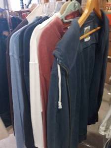 lot 2017 image: Eddie Bauer LG Hoodie with St Johns Bay and Westbound Womens Long Sleeve Shirts Sizes LG and XL