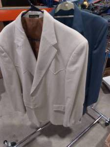 lot 2026 image: Sheplers American Original Pant Jacket Suit Size 34 with Circle S Size 46R Jacket