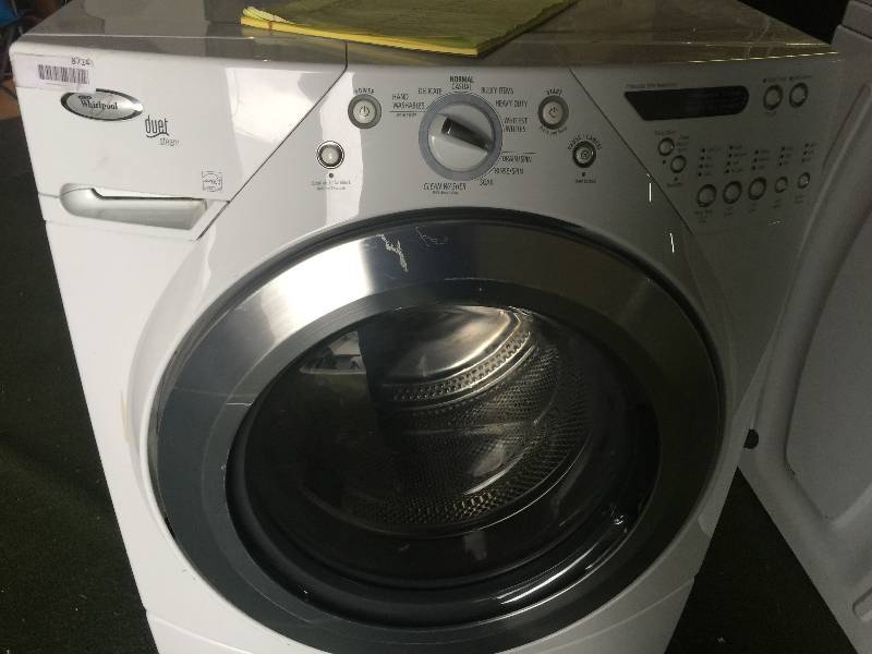 lot 8714 image: Whirlpool� 3.8 cu. ft. Duet� Steam Front Load Washer