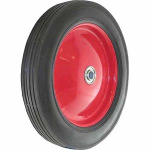 lot 2325 image: Shepherd 9584 12 x 1-34 Metal Hub Semi Pneumatic Rubber Tire