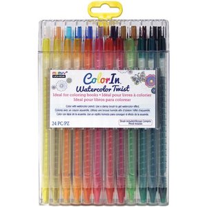 lot 2326 image: Color In Watercolor Twist Set 24Pkg-Assorted Colors