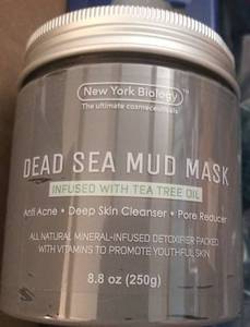 lot 2359 image: Dead Sea Blackhead, Acne, Face, Skin, Body Beauty Pure Natural Mud Mask - 8.8oz