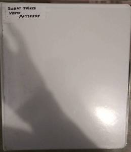 lot 2396 image: Binder Full of Projects for Vests & Sweatshirts