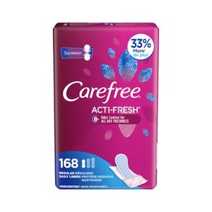 lot 2407 image: Carefree ACTi-Fresh Daily Liners Regular, Unscented, 168 Ct