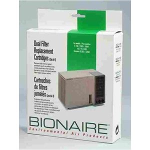 lot 2416 image: Bionaire 1511D HEPA Dual Filter Replacement Cartridges for F150, F150S, F150W, F155 and FE1560 (Package of 4)