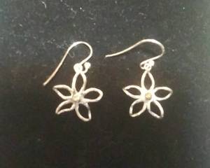 lot 2618 image: Sterling Silver 2 Tone Earrings