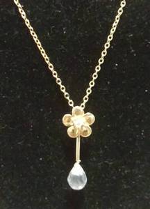 lot 2654 image: Sterling Silver Goldplated Necklace