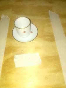 lot 585 image: antique collectible tea glass