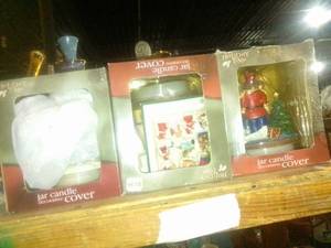 lot 603 image: jar candle decorative cover