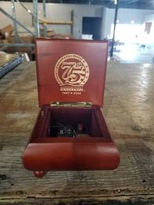 lot 862 image: American family insurance 75th anniversary music box