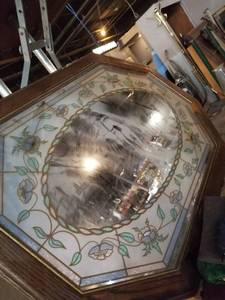 lot 867 image: Antique mirror
