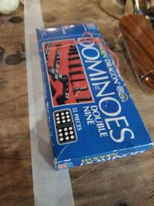 lot 878 image: Wooden dragon dominos