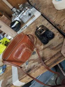 lot 920 image: binoculars and old camera