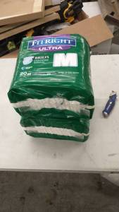 lot 55358 image: FitRight Ultra Briefs qty 20