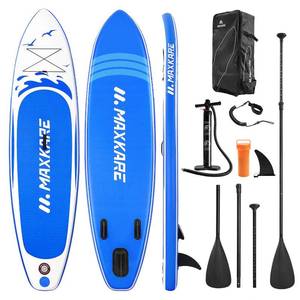 lot 55415 image: MaxKare Inflatable Paddle Board Stand Up Paddle Board W SUP Paddle Board Accessories Backpack Paddle Leash Pump