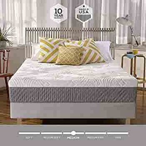 lot 55812 image: Sleep Innovations Shea 10-inch Memory Foam Mattress, Bed in a Box, Made in the USA- Full Size